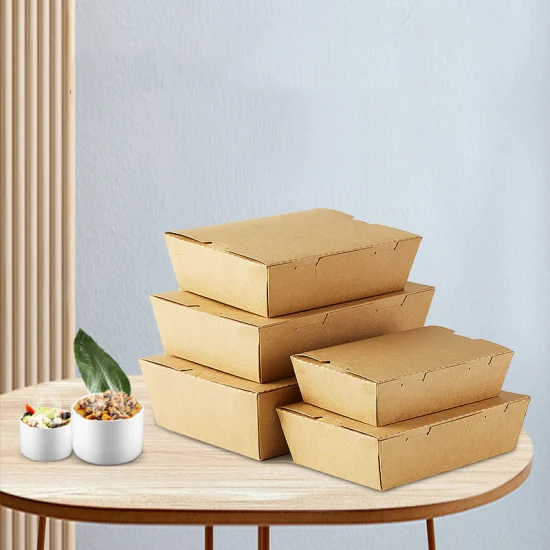 Одноразовая упаковочная коробка для выпечки десертов нестандартного размера, бумажная крафт-коробка с окном, упаковка для еды на вынос